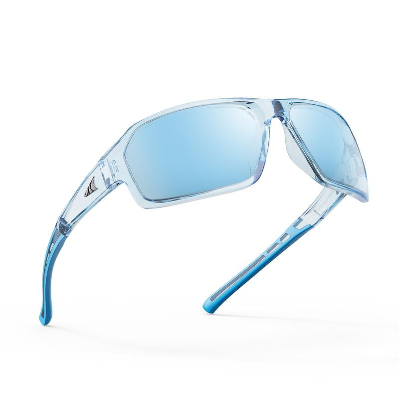 Kastking Chippewa Polarized Fishing Sunglasses, UV400 Protection Full Wrap Frame Sports Cycling Sunglasses, 1.0Mm TAC Lenses