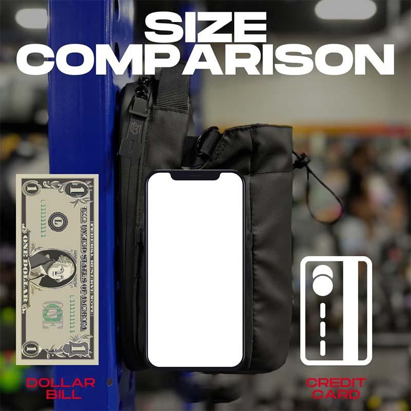 Magnetic Bottle Bag Sling Bag for Men and Women |Magnetic Gym Bag for Gym, Travel, Work, and Sports | Keepyour Ltems off the Dirty Gym Floor with Magneticattachment Gym Bag Drinkware Tumbler Gym Bag Fishing Backpack Sport Gym Bag