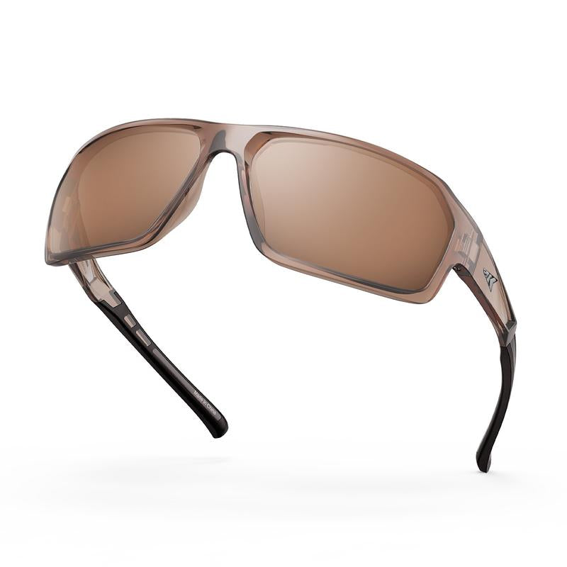 Kastking Chippewa Polarized Fishing Sunglasses, UV400 Protection Full Wrap Frame Sports Cycling Sunglasses, 1.0Mm TAC Lenses