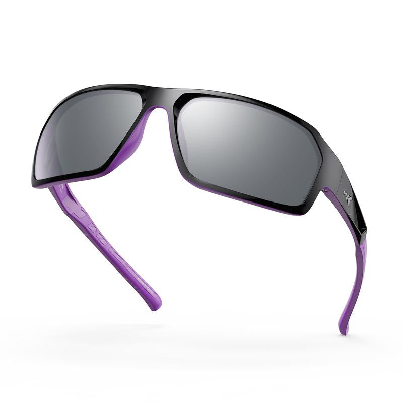 Kastking Chippewa Polarized Fishing Sunglasses, UV400 Protection Full Wrap Frame Sports Cycling Sunglasses, 1.0Mm TAC Lenses