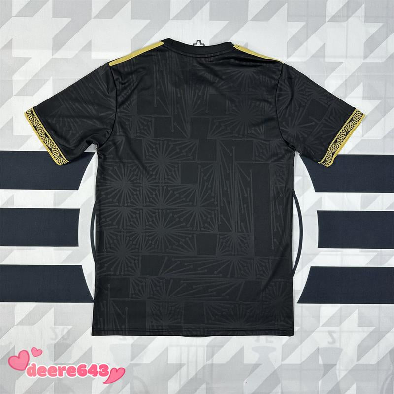 2526 Mexico National Team Home Black Short Sleeve Soccer Jersey