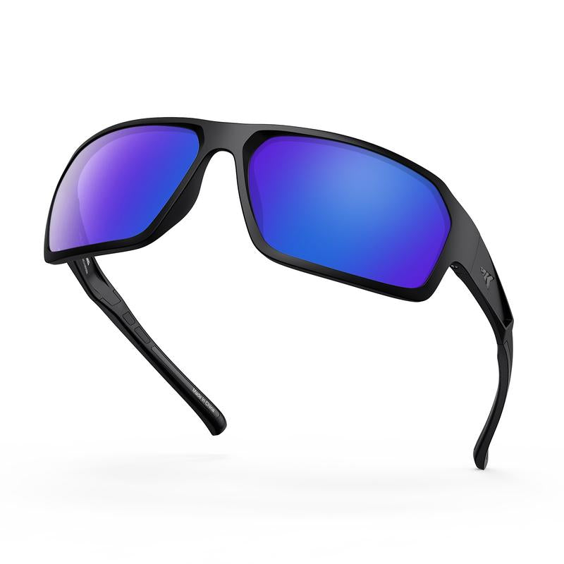 Kastking Chippewa Polarized Fishing Sunglasses, UV400 Protection Full Wrap Frame Sports Cycling Sunglasses, 1.0Mm TAC Lenses