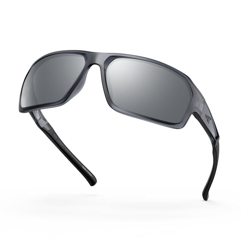 Kastking Chippewa Polarized Fishing Sunglasses, UV400 Protection Full Wrap Frame Sports Cycling Sunglasses, 1.0Mm TAC Lenses
