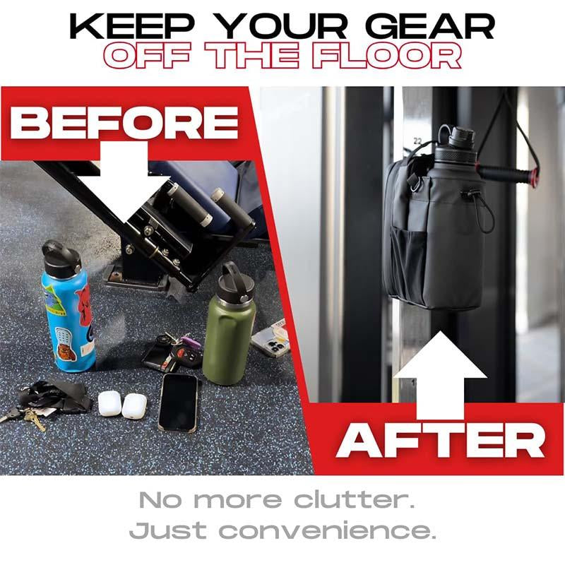 Magnetic Bottle Bag Sling Bag for Men and Women |Magnetic Gym Bag for Gym, Travel, Work, and Sports | Keepyour Ltems off the Dirty Gym Floor with Magneticattachment Gym Bag Drinkware Tumbler Gym Bag Fishing Backpack Sport Gym Bag