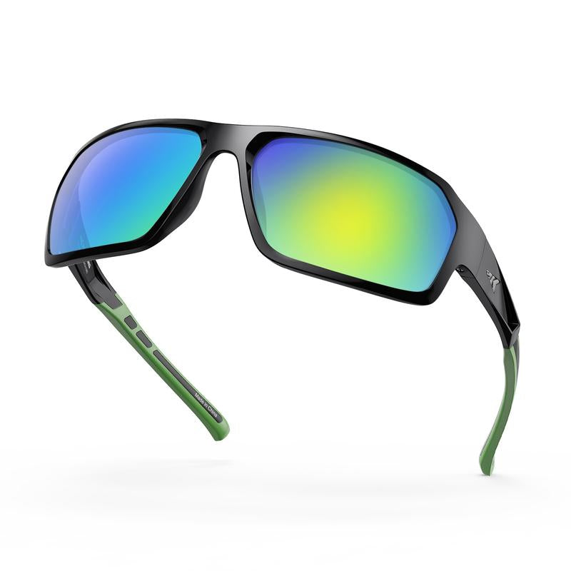 Kastking Chippewa Polarized Fishing Sunglasses, UV400 Protection Full Wrap Frame Sports Cycling Sunglasses, 1.0Mm TAC Lenses