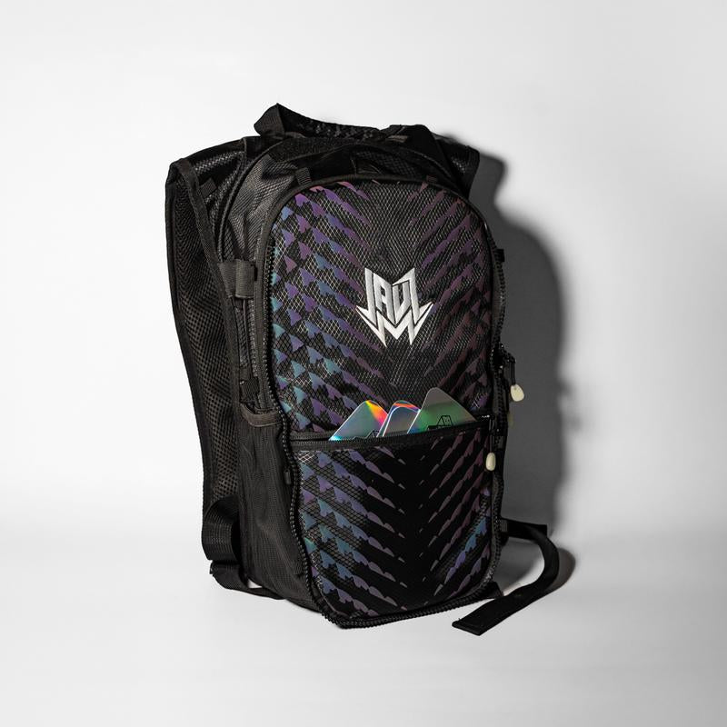 JAUZ X RAVERUNNER - Dual Chamber Hydration Pack - anti Theft Backpack with 3L Water Bladder for Hiking, Festivals - Ideal for Outdoor Activities