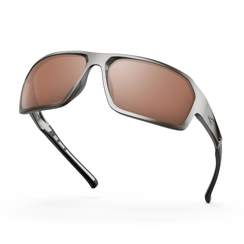 Kastking Chippewa Polarized Fishing Sunglasses, UV400 Protection Full Wrap Frame Sports Cycling Sunglasses, 1.0Mm TAC Lenses