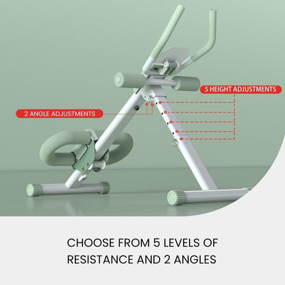 Finer Form Abslider Pro Ab Machine – At-Home Core Trainer with Glide Track, Targets Abs, Obliques, Hips, and Reduces Back & Neck Strain