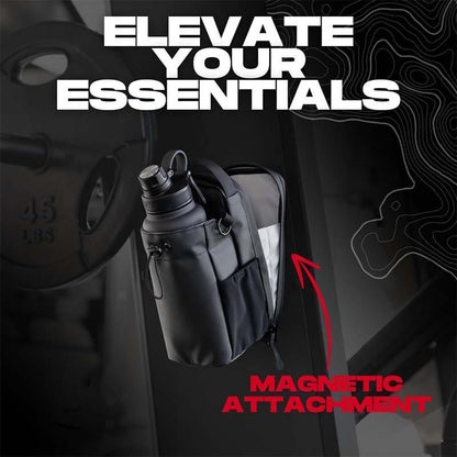 Magnetic Bottle Bag Sling Bag for Men and Women |Magnetic Gym Bag for Gym, Travel, Work, and Sports | Keepyour Ltems off the Dirty Gym Floor with Magneticattachment Gym Bag Drinkware Tumbler Gym Bag Fishing Backpack Sport Gym Bag