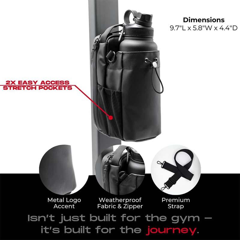 Magnetic Bottle Bag Sling Bag for Men and Women |Magnetic Gym Bag for Gym, Travel, Work, and Sports | Keepyour Ltems off the Dirty Gym Floor with Magneticattachment Gym Bag Drinkware Tumbler Gym Bag Fishing Backpack Sport Gym Bag