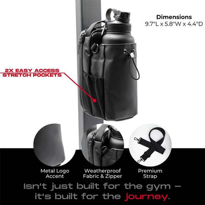 Magnetic Bottle Bag Sling Bag for Men and Women |Magnetic Gym Bag for Gym, Travel, Work, and Sports | Keepyour Ltems off the Dirty Gym Floor with Magneticattachment Gym Bag Drinkware Tumbler Gym Bag Fishing Backpack Sport Gym Bag