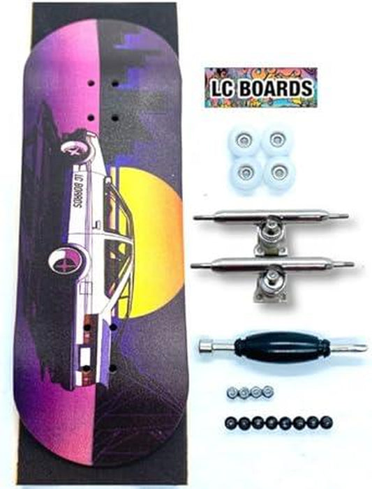LC BOARDS FINGERBOARD 98X34 COMPLETE '86 GRAPHIC FOAM GRIP