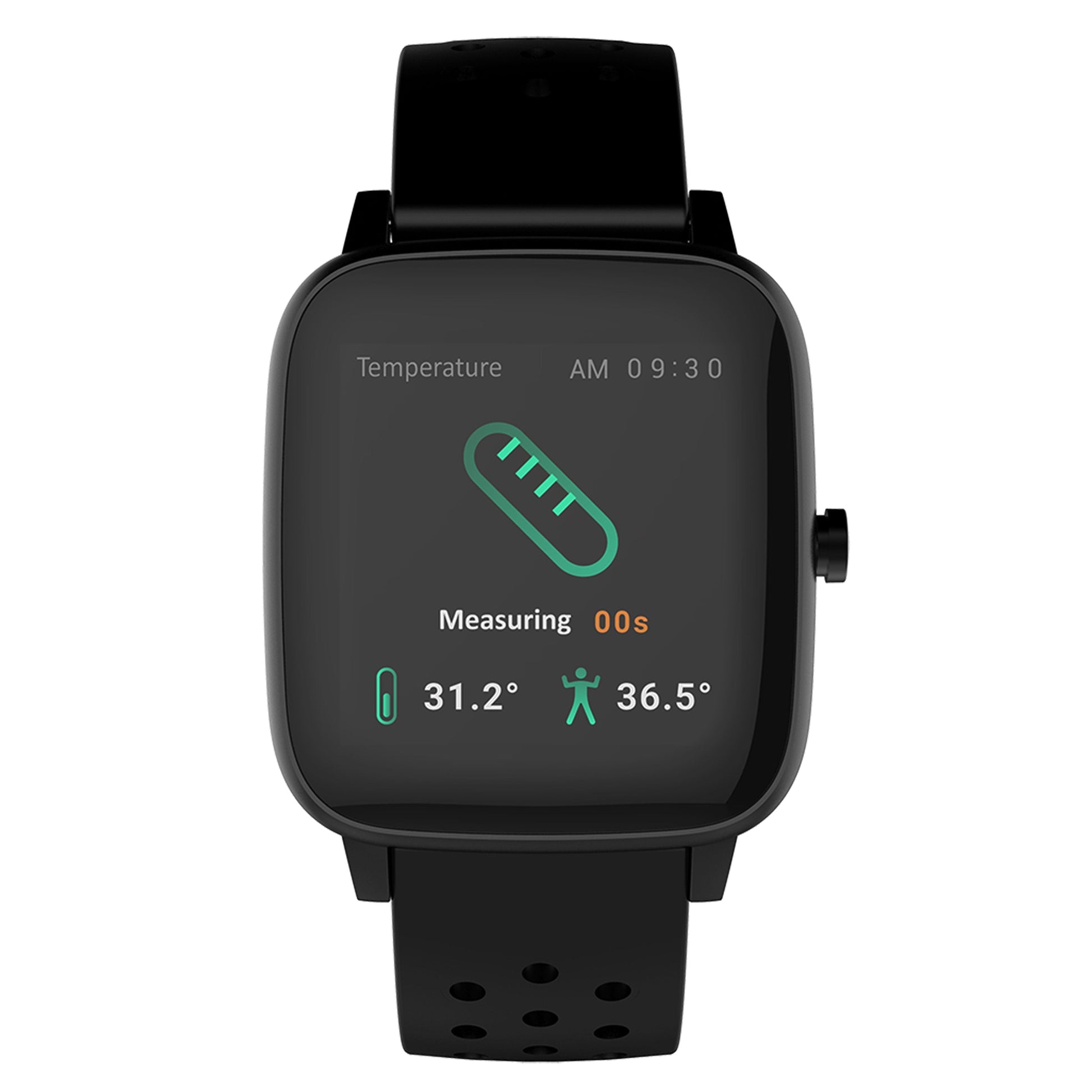 Supersonic Smartwatch with Dynamic Heart Rate, Temperature, Blood Oxygen, and Blood Pressure Monitor (SC-175SWT)