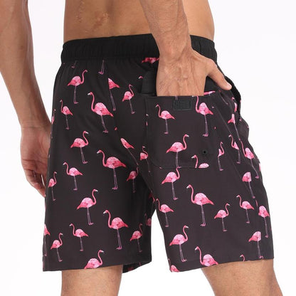 Men'S 7" Swim Trunks with Compression Linter and Pockets-Quick Dry Beach Shorts for Men--If You Have Thick Thighs, Please Order a Size Up